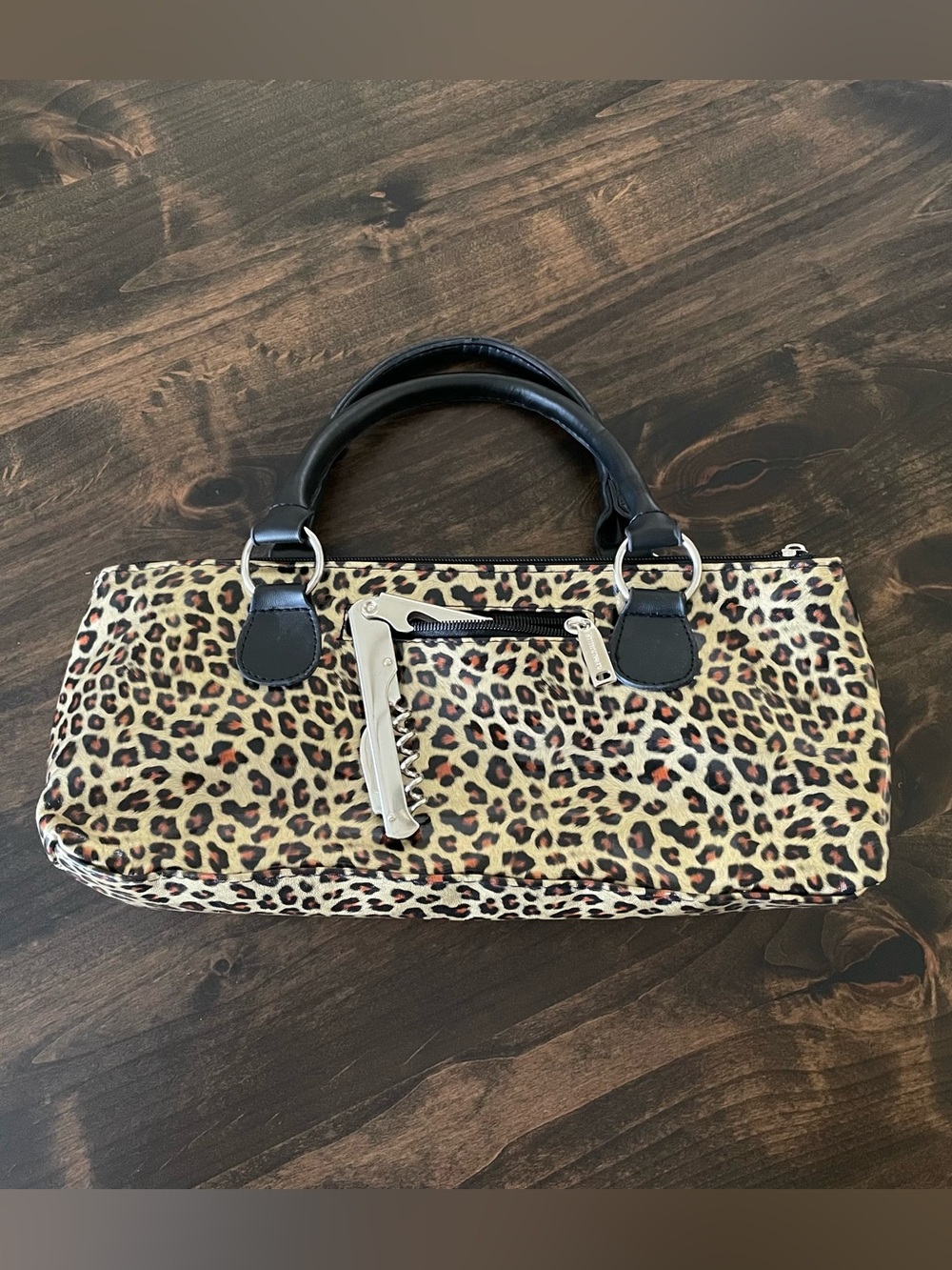 Primeware Cheetah Wine Clutch